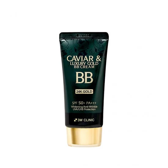 3W CLINIC Caviar & Luxury Gold BB Cream SPF50+ PA+++ 50ml