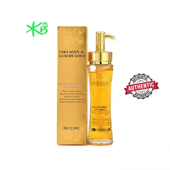 3W Clinic collagen and luxury revitalizing comfort 24K gold essence - Image 2