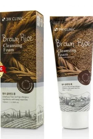 3W Clinic Brown Rice Cleansing Foam