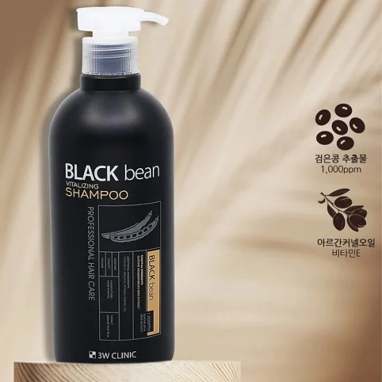3W CLINIC Black Bean Vitalizing Shampoo
