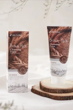 3W Clinic Brown Rice Foam Cleansing 100mL