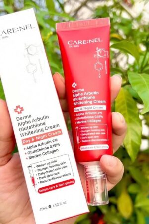 CARE:NEL Derma Alpha Arbutin Glutathione Whitening Day & Night Cream(45ml)