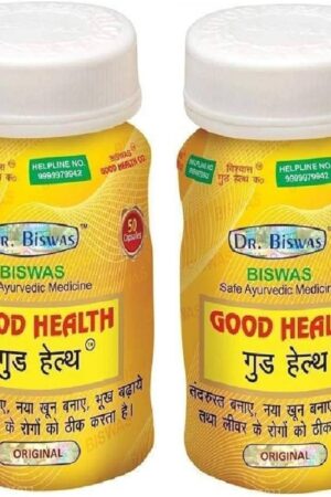 Dr. Biswas Ayurvedic Good Health 50 Capsules - 1 Pack