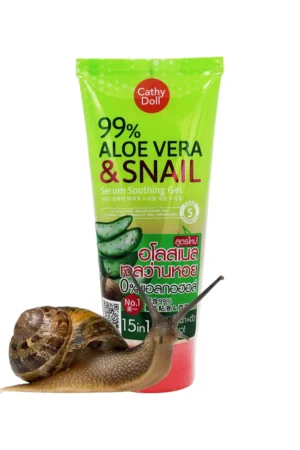Cathy Doll 99% Aloe Vera And Snail Serum Soothing Gel (300gm)