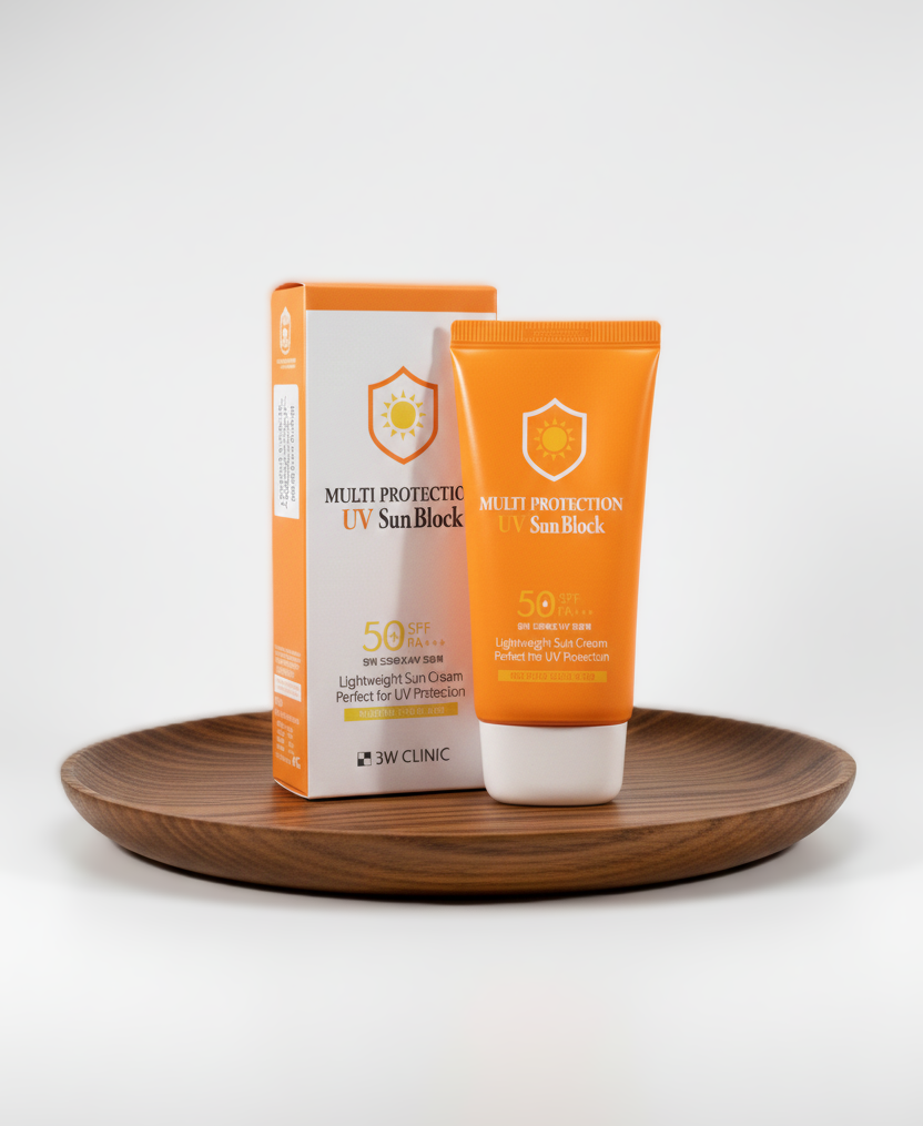 3w Clinic Multi Protection UV Sun Block SPF50+PA+++ (70mL)