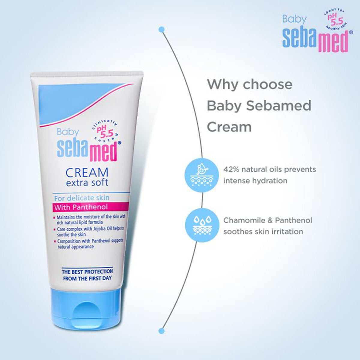 SebaMed Baby Cream Extra Soft with Panthenol 50ml - Image 5