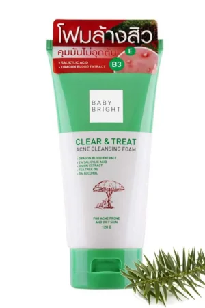 Baby Bright Anti- Acne Dragon Blood Cleansing Foam 120mL