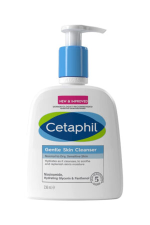 Cetaphil Gentle Skin Cleanser for Normal to Dry, Sensitive Skin 236mL