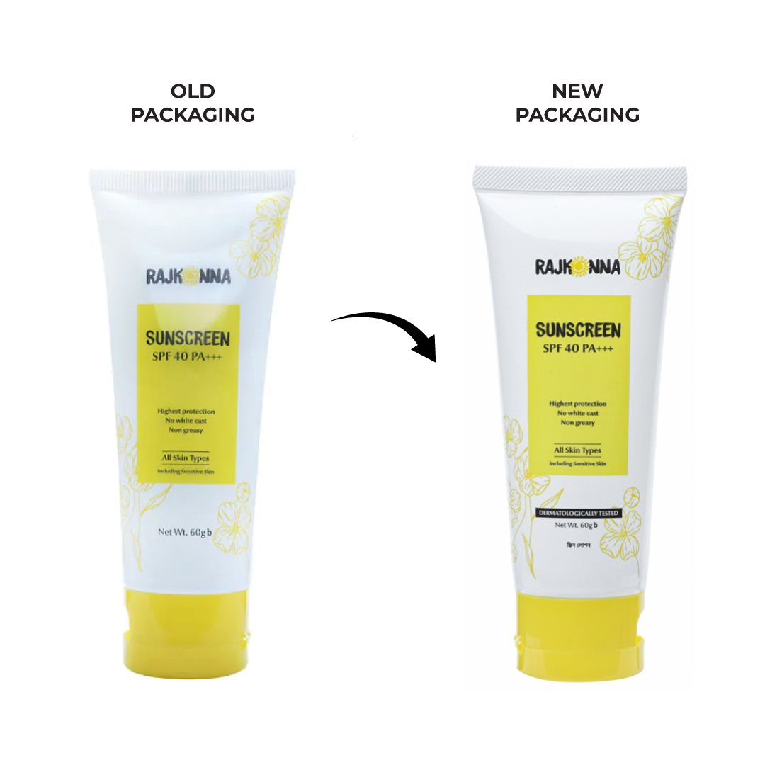 Rajkonna Sunscreen SPF 40 PA+++(60mL) - Image 3