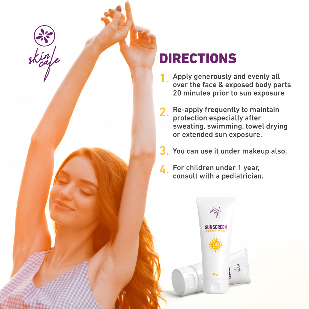 Skin Cafe Sunscreen SPF 50 PA+++ Lightweight & Non-Greasy 60mL - Image 5