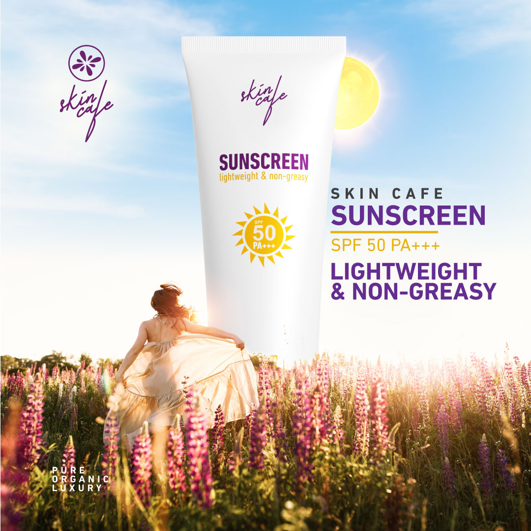 Skin Cafe Sunscreen SPF 50 PA+++ Lightweight & Non-Greasy 60mL - Image 6