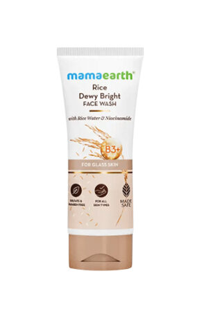 Mamaearth Rice Dewy Bright Face wash 100mL