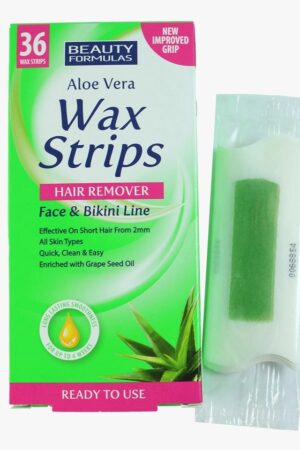 Beauty Formulas Aloe Vera Wax Strips Hair Remover