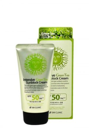 3w Clinic Intensive Green Tea Sunblock Cream SPF 50+ PA+++ 70mL