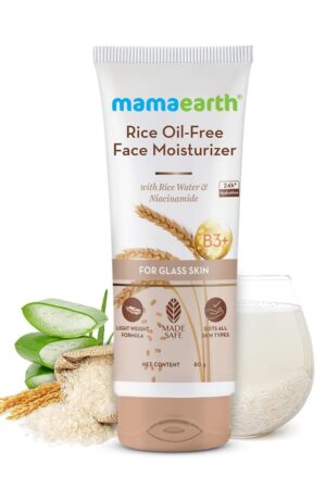 Mamaearth Rice Oil-Free Face Moisturizer 80mL