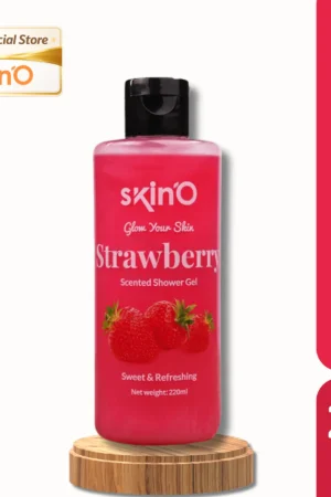 sKin`o Glow Your Skin Strawberry Scented Shower Gel 220mL