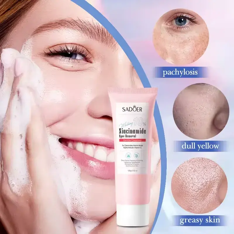 Sadoer whitening Niacinamide 10% Spot Removal Face wash 100mL - Image 2