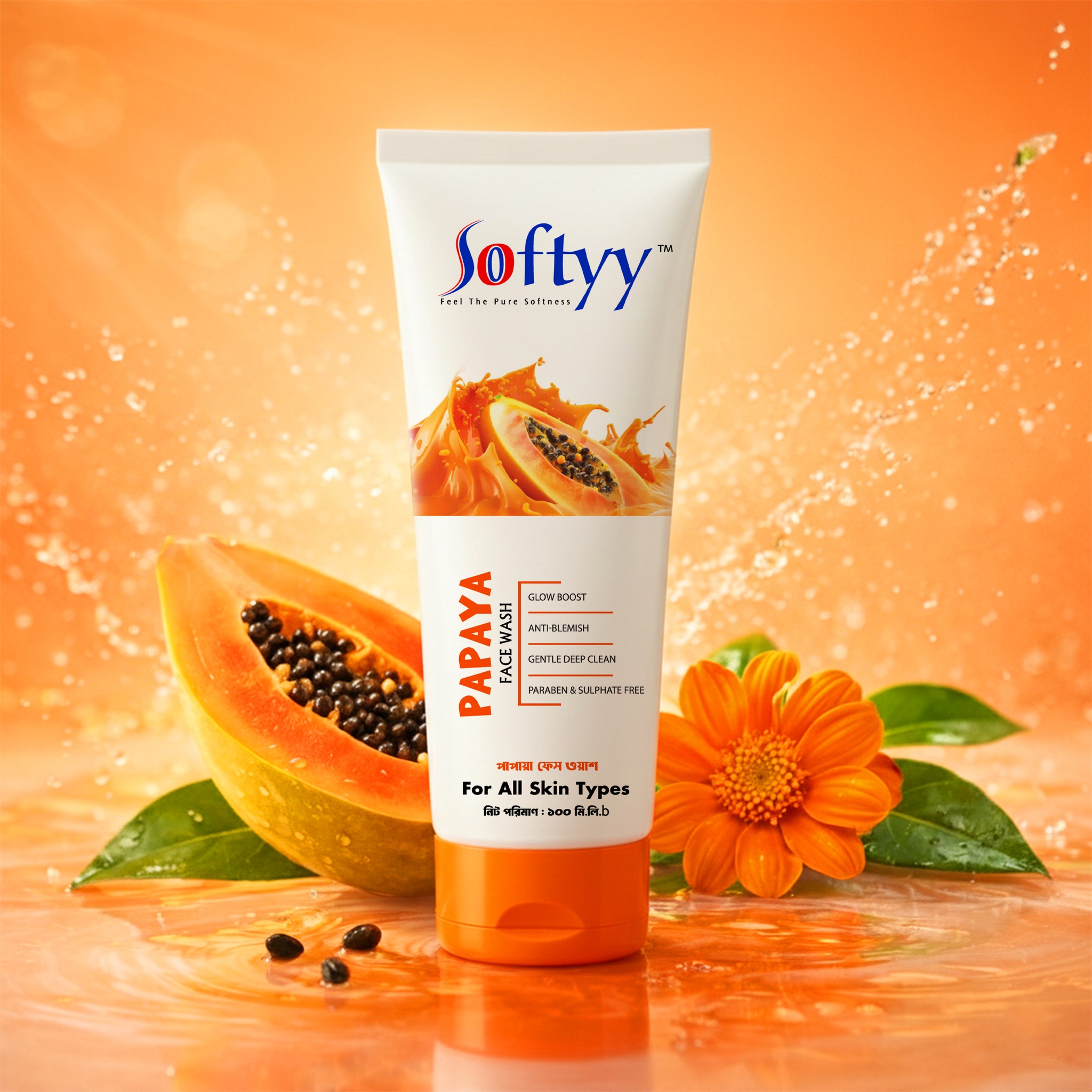 Softyy Papaya Face Wash 100mL