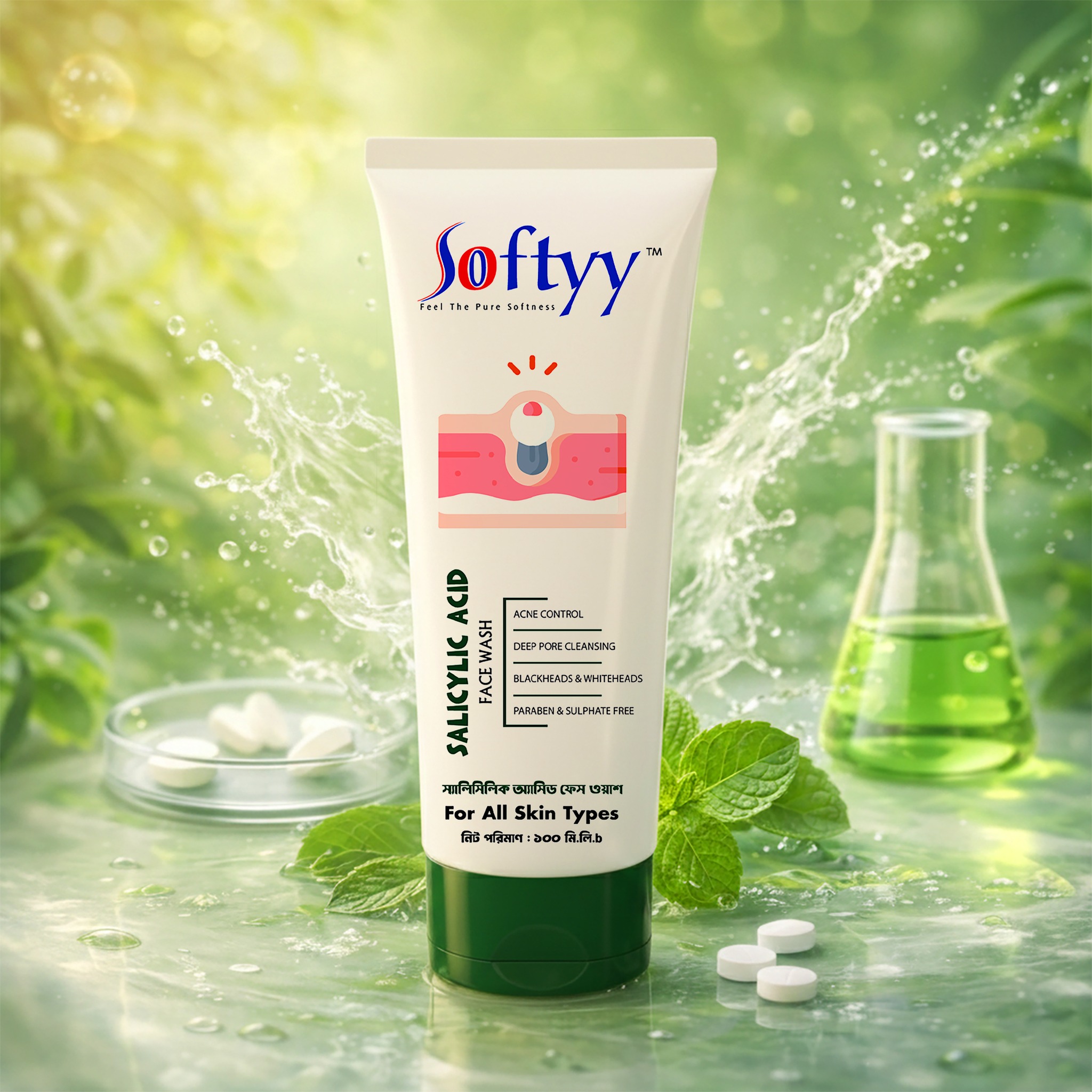 Softyy Salicylic Acid Face Wash 100mL