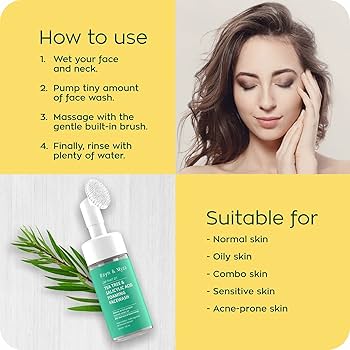 ZM Purifying Tea Tree Salicylic Acid Foaming Face wash 100mL - Image 2