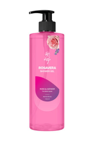 Skin Cafe Rosavera Rose & Lavender Shower Gel 400mL
